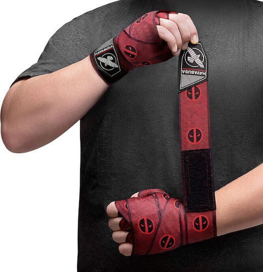 Hayabusa Marvel Hero Elite Martial Arts Hand Wrap 4.5m Red Black Widow