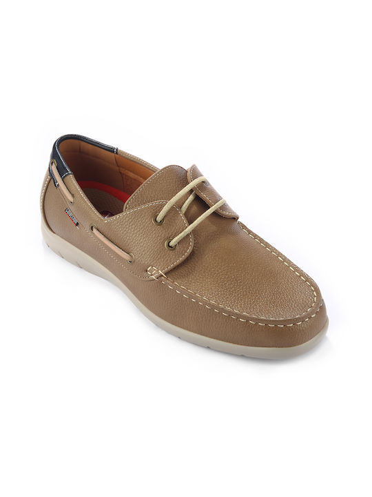 Fshoes Herren Mokassins in Beige Farbe