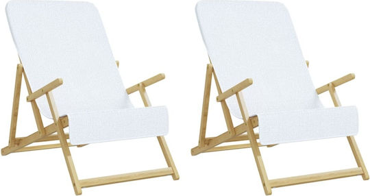 vidaXL Set 2 Hotelhandtücher 135x60 cm Gewicht: 400gsm