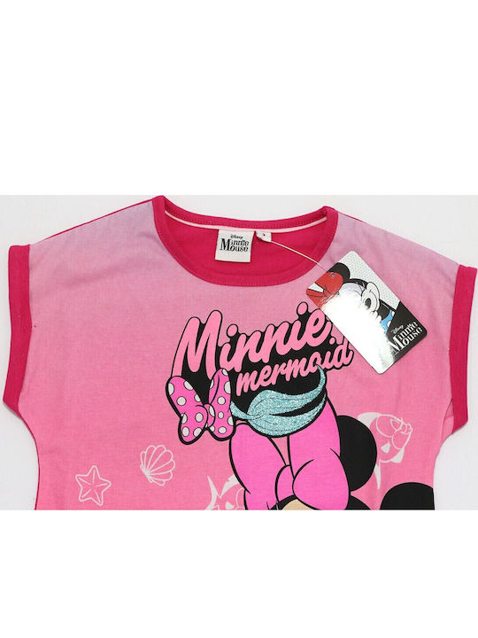 Disney Kids' Nightgown Summer Fuchsia Minnie Mouse