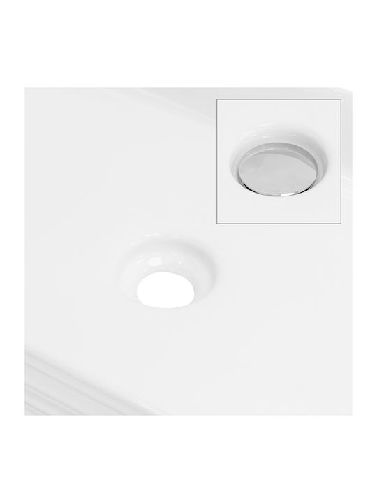 ML-Design Countertop Sink Ceramic 68x38x12cm White