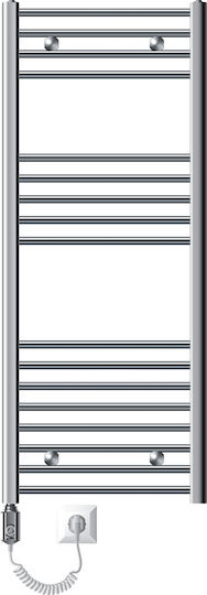 ECD Germany Sahara Electric Towel Rail 900W 120x50cm Silver