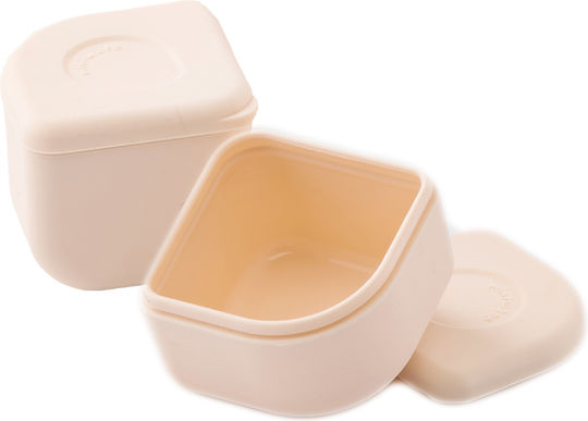 Miniware Σετ Φαγητού από Σιλικόνη Πορτοκαλί 2τμχ