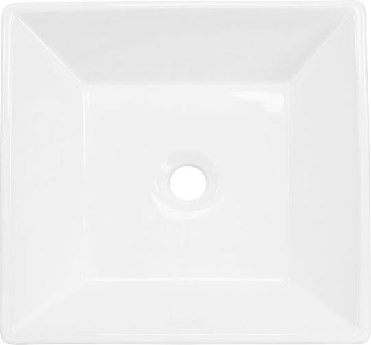 ML-Design Deasupra Blatului Chiuvetă Ceramică 41x41x12cm Alb