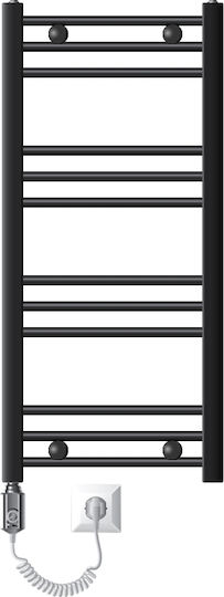 ECD Germany Sahara Electric Towel Rail 600W 80x40cm Grey