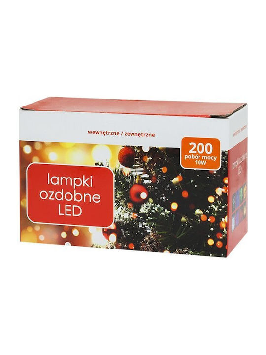 200 Lights LED 12m. Red in String 1pcs 200 Lights LED 12m. Red in String 1pcs