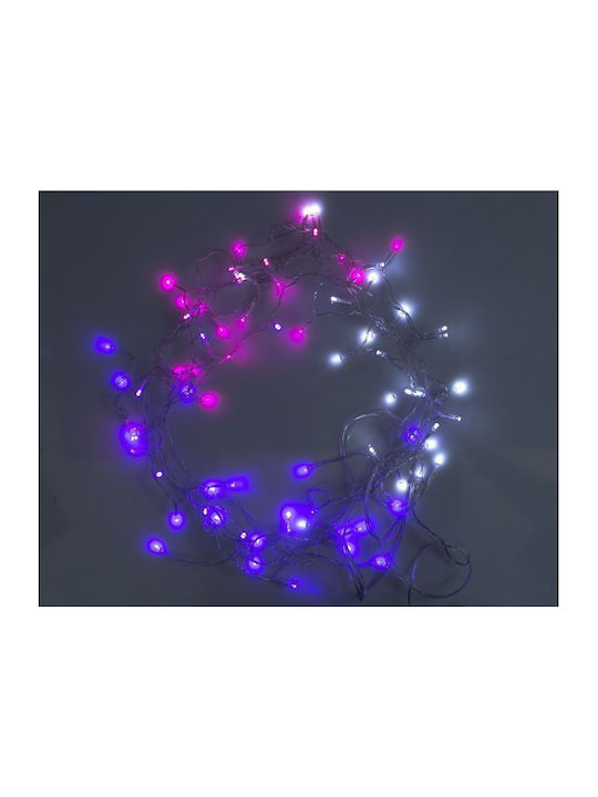 Λαμπάκια LED Μωβ τύπου Κουρτίνα