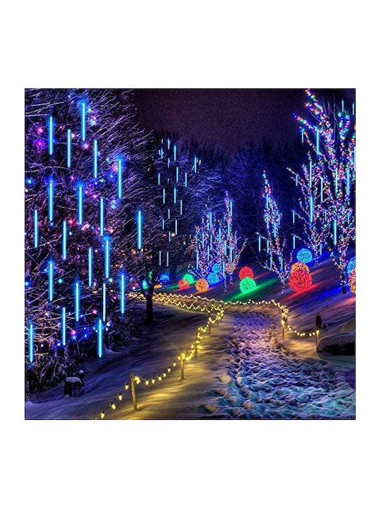 Διακοσμητικός Φωτισμός Christmas LED Light Blue 0.47m x 8cm