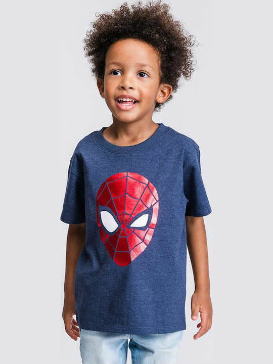 Kids Tops Blue Spiderman T-shirt R
