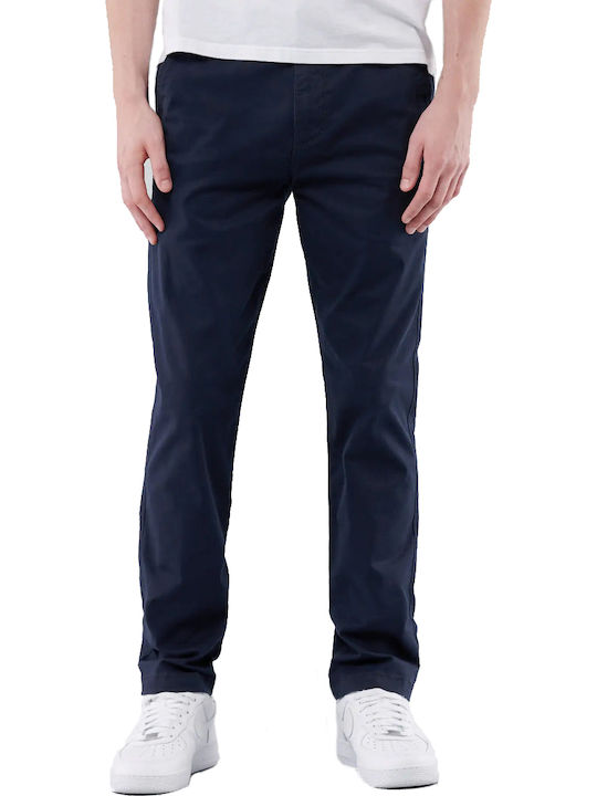 Hollister Men's Trousers in Slim Fit Blue