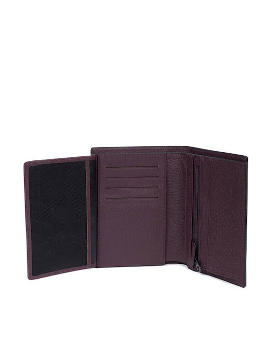 Leather Men's Wallet Classic with RFID Burgundy