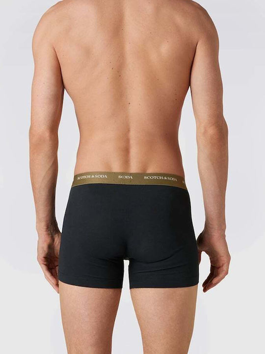 Iconic Aop Ανδρικά Μποξεράκια Black/Olive 2Pack