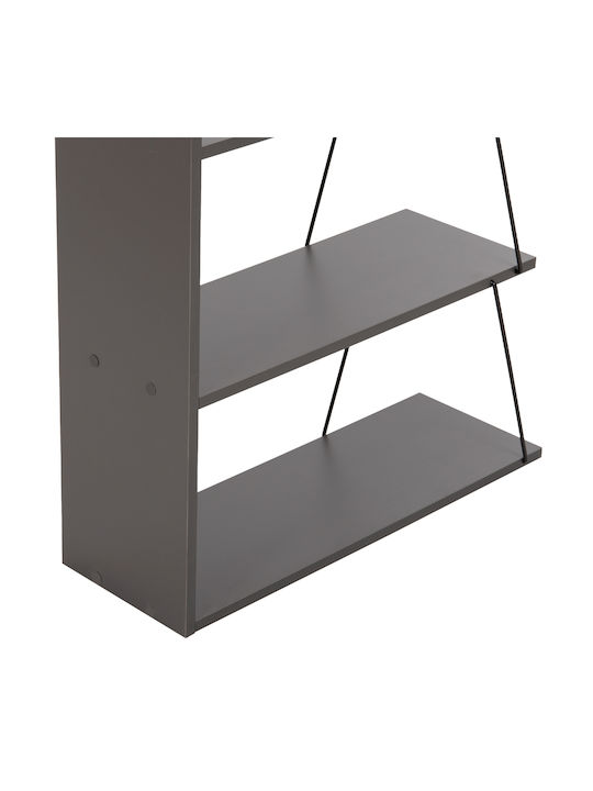 Bookcase Tars Gray 65x24x146cm