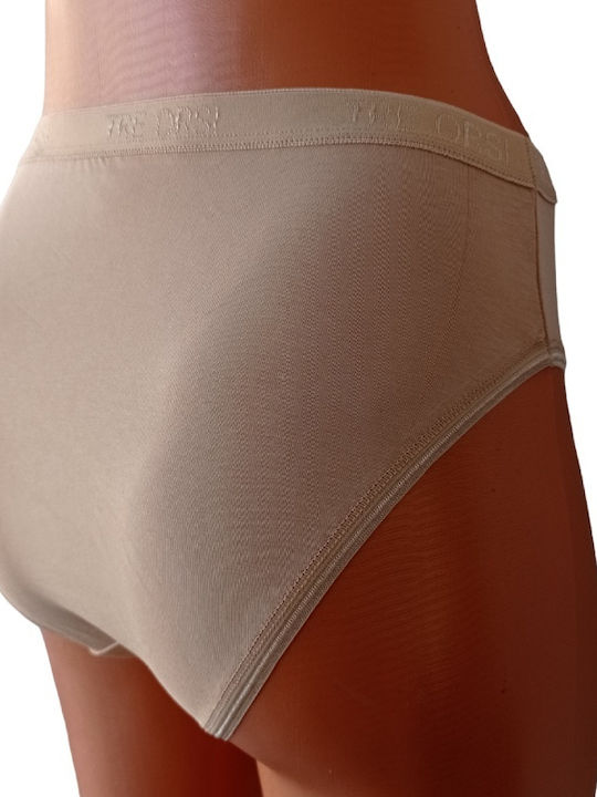 Damen Slip Beige