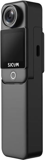 SJCAM C300 Pocket Action Camera 4K Ultra HD Underwater with Touch Screen 1.3" and Wi-Fi Black