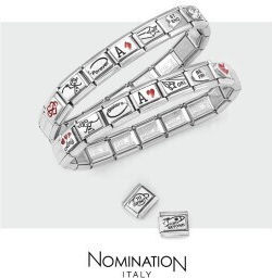 Nomination Composable Classic Unisex Metallisch Durchzieh-Motiv für Schmuck in Form Kreuz