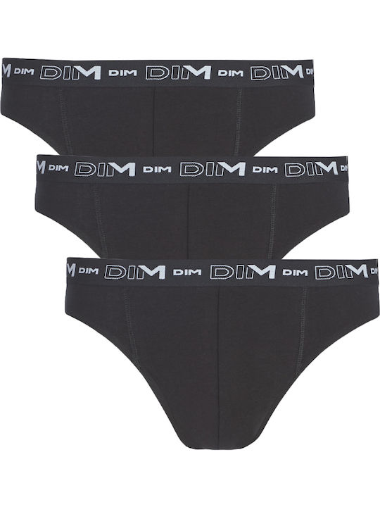 Dim Herren Slips Schwarz 3Packung