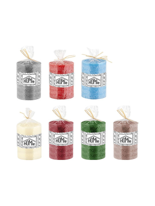 HOMie Scented Candle with Scent Strawberry Red 7x10cm 1pcs