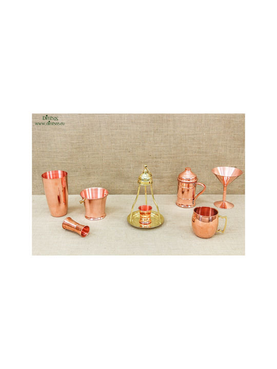 Glas Wasser aus Kupfer in Rose Gold Farbe 400ml