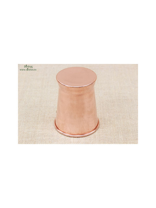 Glas Wasser aus Kupfer in Rose Gold Farbe 400ml