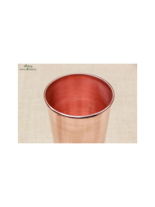 Glas Wasser / Cocktail/Trinken aus Kupfer in Rose Gold Farbe 410ml