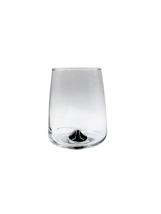 Domumart Set de pahare pentru apa din Sticlă 360ml 6buc