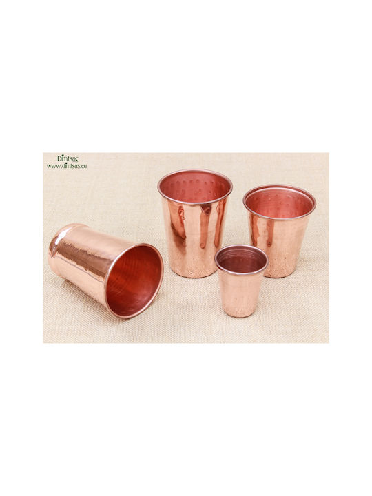 Glas Wasser / Cocktail/Trinken aus Kupfer in Rose Gold Farbe 410ml