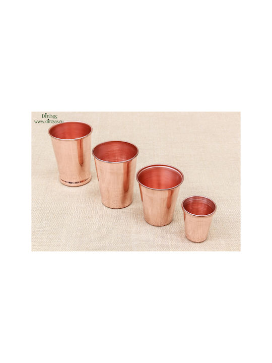 Glas Wasser / Cocktail/Trinken aus Kupfer in Rose Gold Farbe 450ml