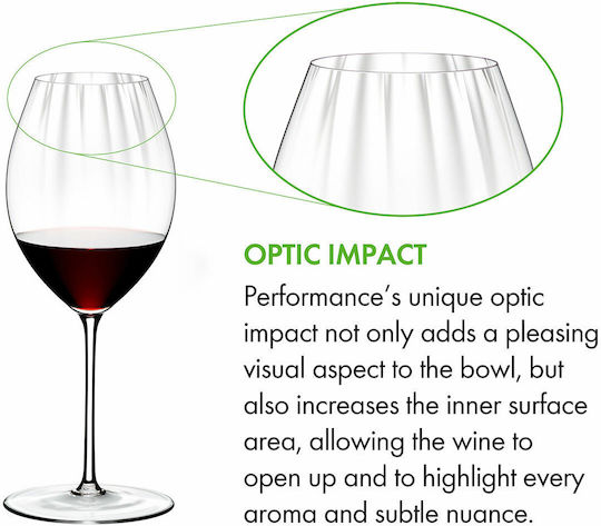 Riedel Set de pahare pentru Vin Roșu din Cristal Cu picior 2buc Riedel Set de pahare pentru Vin Roșu din Cristal Cu picior 2buc