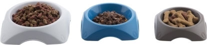 Bama Kunststoff Schalen Futter für Hund & Katze 1.2lt in Blau Farbe