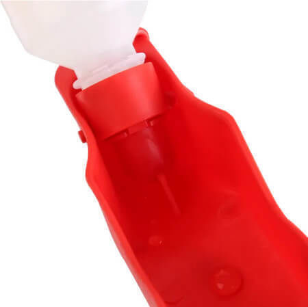 Nobleza Μπουκάλι Φαγητού & Νερού για Σκύλο & Γάτα 500ml σε Κόκκινο Χρώμα