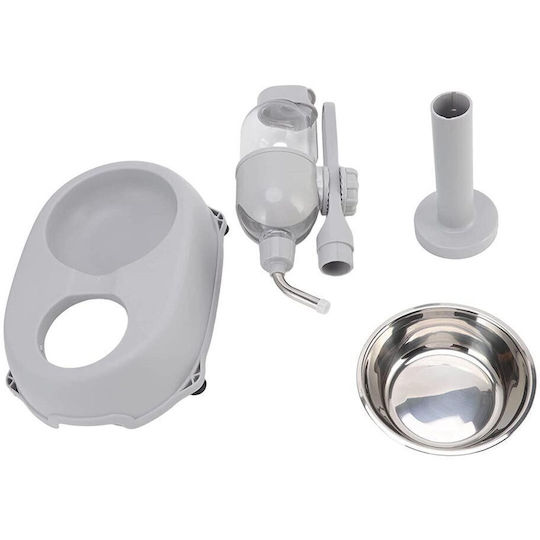 Factory Stainless Steel Bottle Food & Water for Dog & Cat with Base 500ml in Gray Color