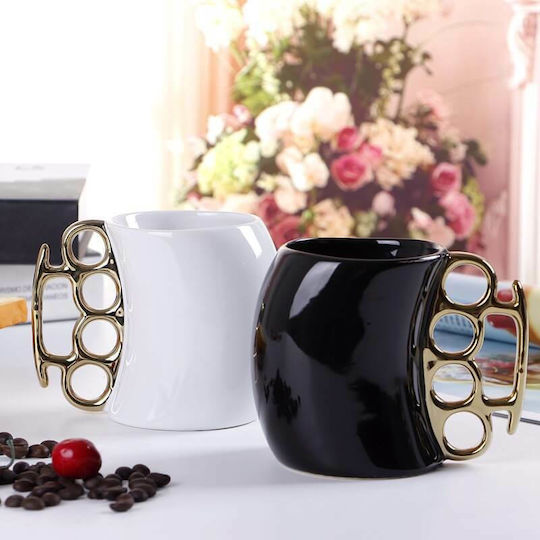 Giftland Κούπα Κεραμική Λευκή 350ml