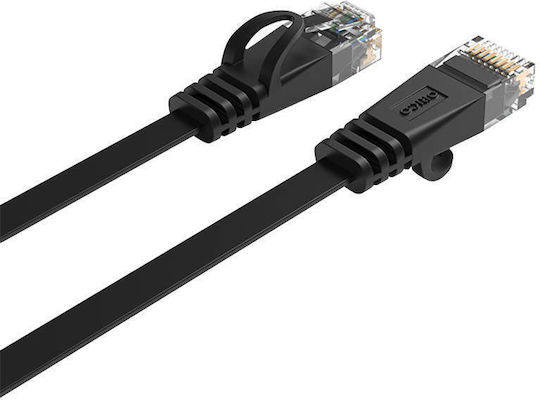 Orico Flat U/UTP Cat.6 Gigabit Network Cable Ethernet 2m Black