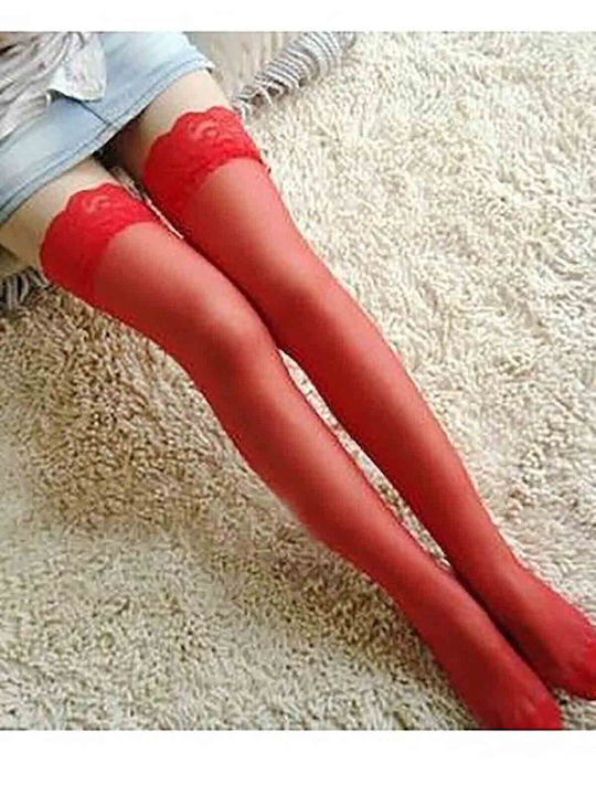 Merry See Sexy Strumpfhose Rot