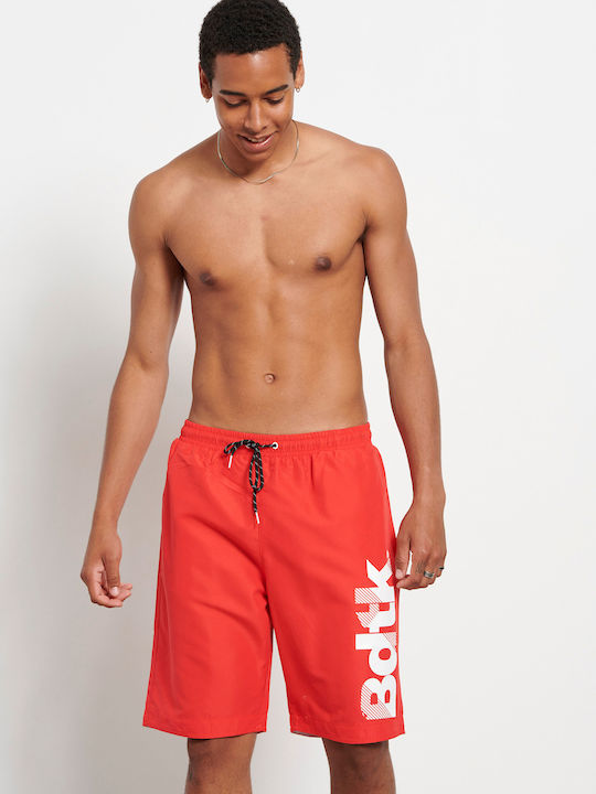 Men's Swimwear Bermuda Orange with Patterns