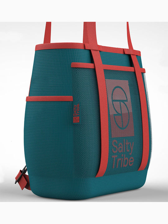 Salty Tribe Fabric Beach Bag Green