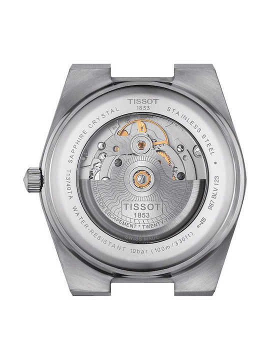 Tissot Men's Watch Automatic with Silver Metal Bracelet