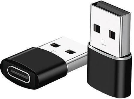 NSP Converter USB-A male to USB-C female Black 1pcs