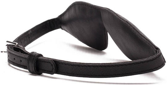 Devil Sticks Blindfold Leather Heavy-Duty BDSM Маска Black
