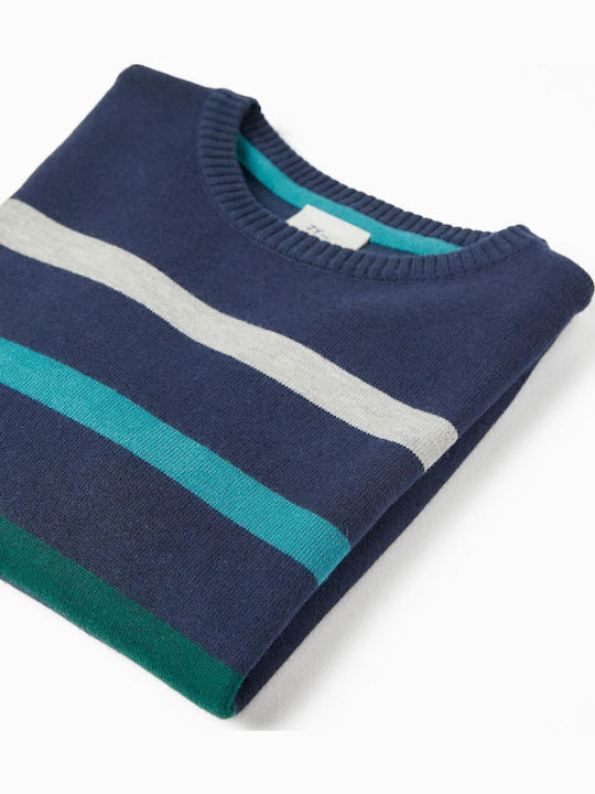 Kids' Sweater Long Sleeve Navy Blue