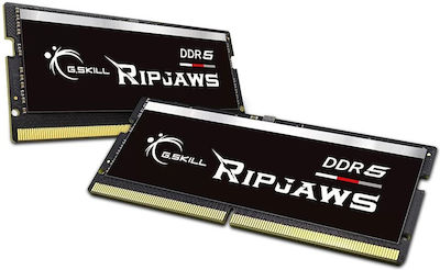 G.Skill Ripjaws 32GB DDR5 RAM mit 2 Modulen (2x16GB) und Geschwindigkeit 5600 für Laptop