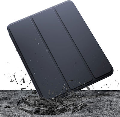 3MK Soft Flip Cover Δερματίνης Μαύρο (Galaxy Tab A7 Lite)