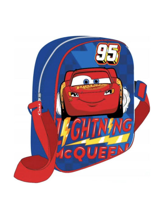 Disney Cars Mcqueen Παιδική Τσάντα Ώμου Μπλε 16x8x21εκ. Disney Cars Mcqueen Παιδική Τσάντα Ώμου Μπλε 16x8x21εκ.
