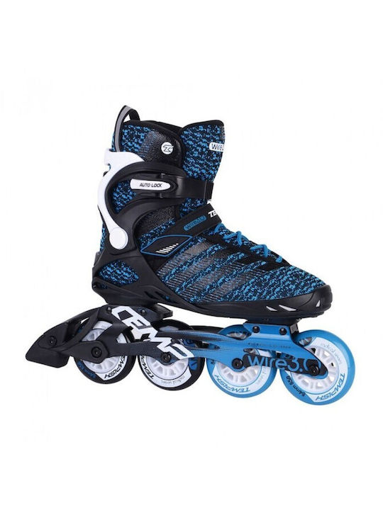 Tempish Wire 3.0 Adult Adjustable Inline Rollers Blue