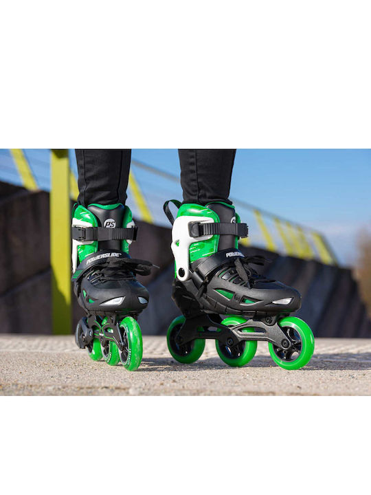 Powerslide Phuzion Universe Inline Αυξομειούμενα Rollers Πράσινα Παιδικά