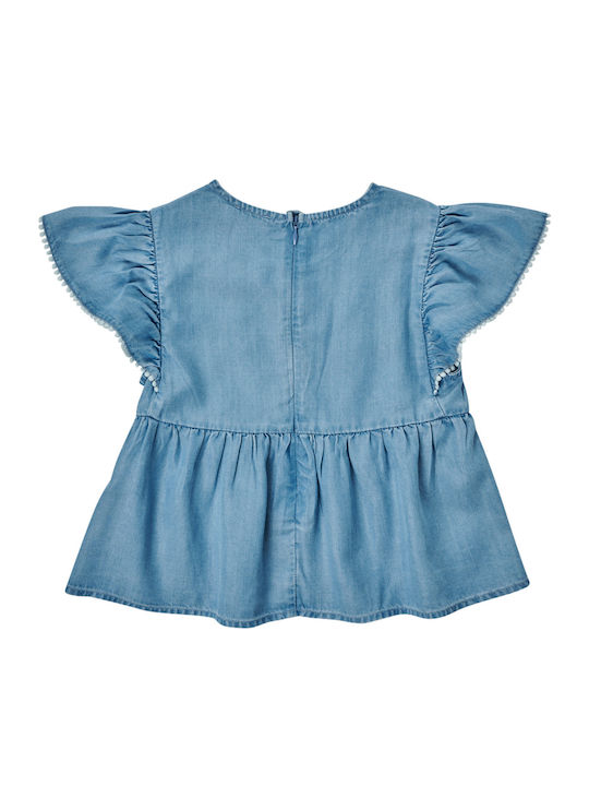 Kids' Shirt Short Sleeve Blue