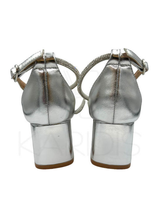 Leder Sandalen Anatomisch Silber