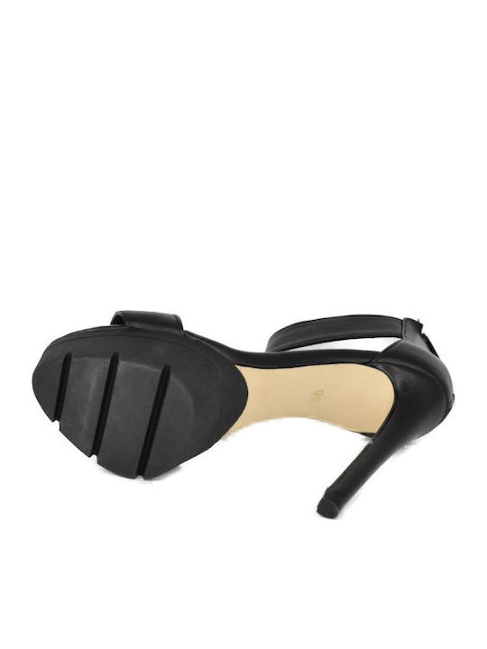 Leather Sandals Black