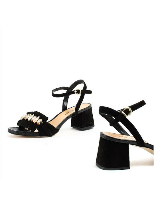 Leather Sandals Black